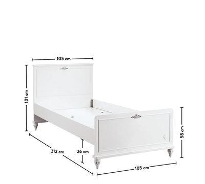 Lit Romantica 100*200 cm
