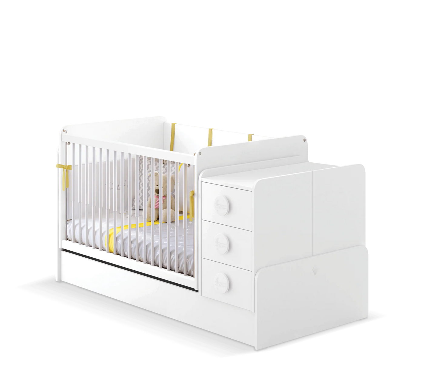 Lit évolutif Baby Cotton Swinging 70*115cm / 70*160cm