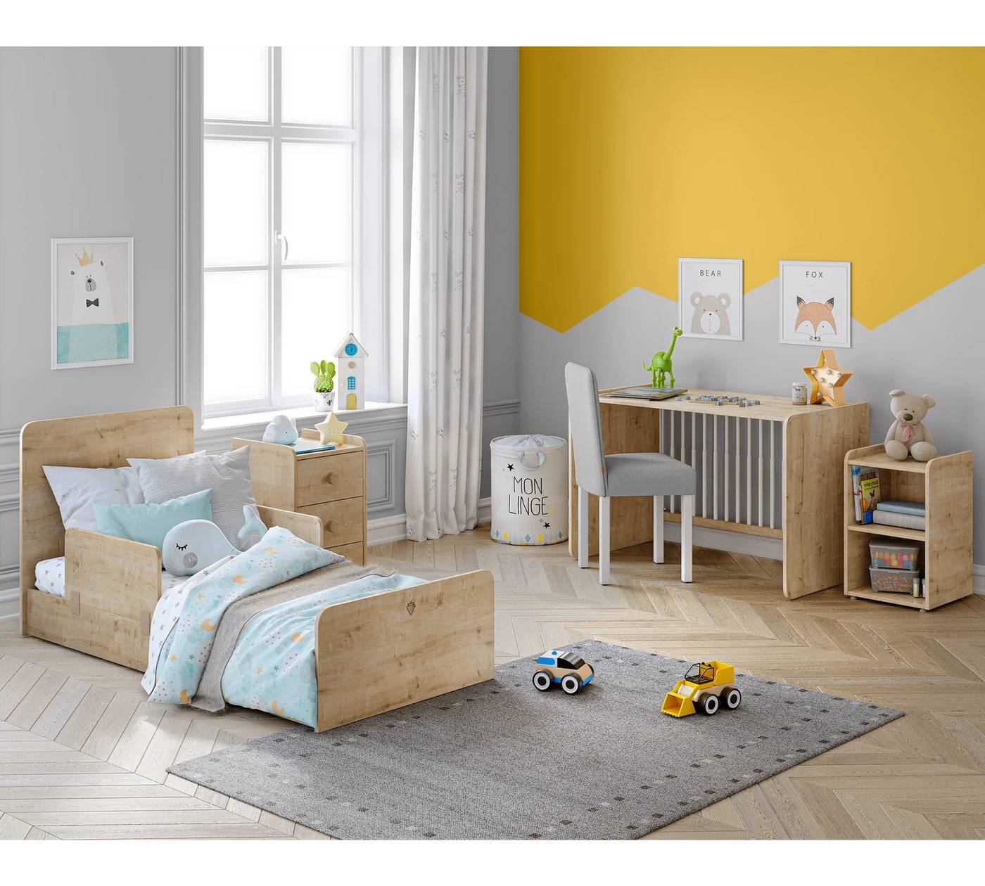Lit évolutif Baby Mocha Swinging 70*115cm / 70*160cm