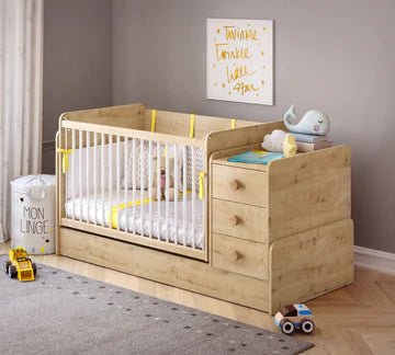 Lit évolutif Baby Mocha Swinging 70*115cm / 70*160cm