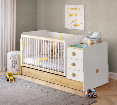 Lit évolutif Baby Natura Swinging 70*115cm / 70*160cm