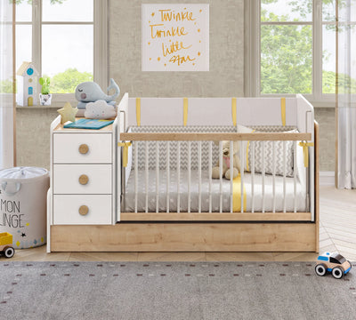 Lit évolutif Baby Natura Swinging 70*115cm / 70*160cm