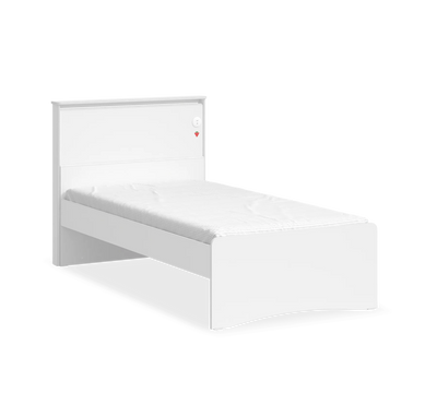 Lit Montess White avec Tête de lit Smart (100*200 cm)