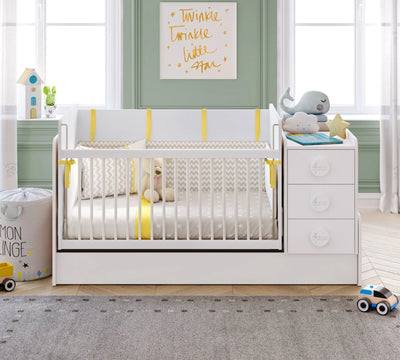 Lit évolutif Baby Cotton Swinging 70*115cm / 70*160cm