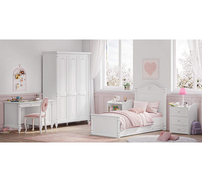 Romantic Lit Bebe Convertible (Avec Lit Tiroir) (80x180 cm)
