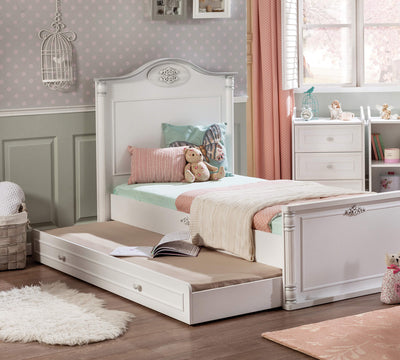 Romantic Lit Bebe Convertible (Avec Lit Tiroir) (80x180 cm)
