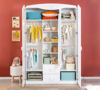 Armoire 3 Portes With window Baby Cotton
