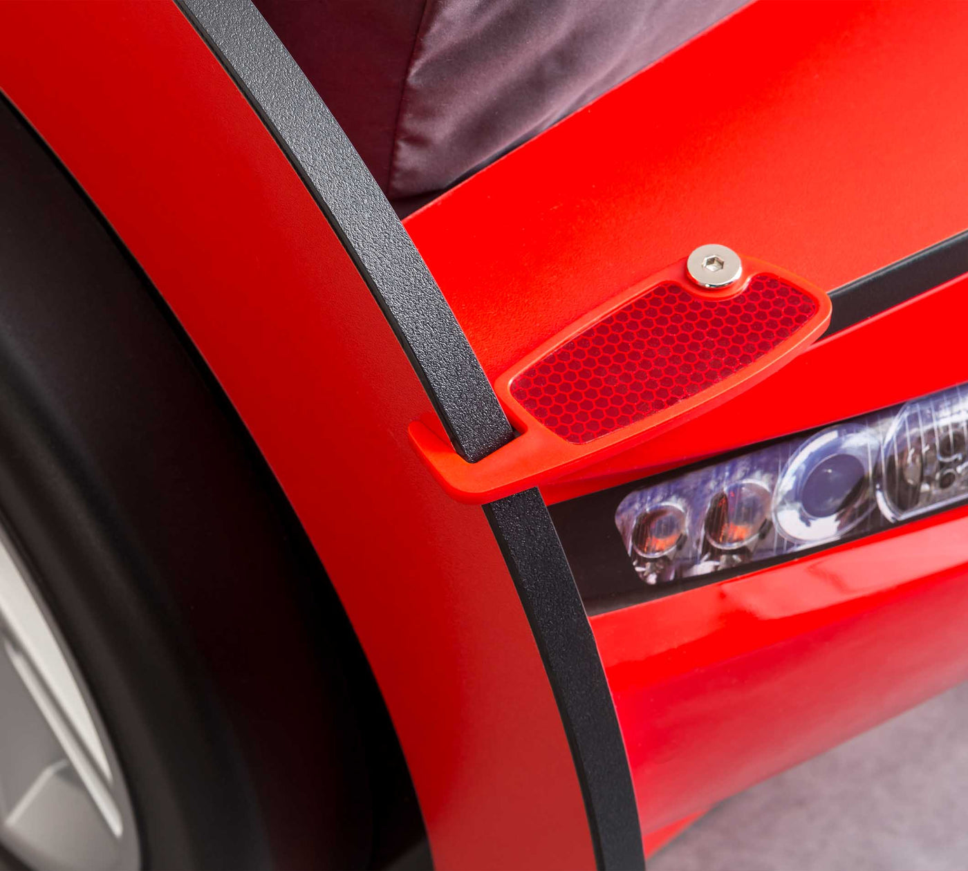 Lit Voiture Friend Rouge (90x190 cm) - (90x180 cm)