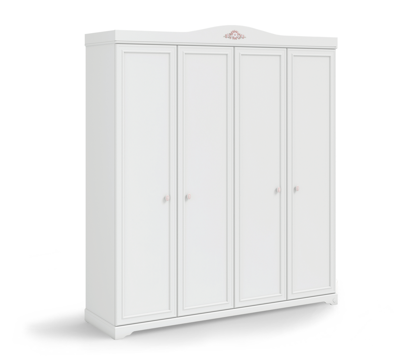 Armoire 4 Portes Rustik White