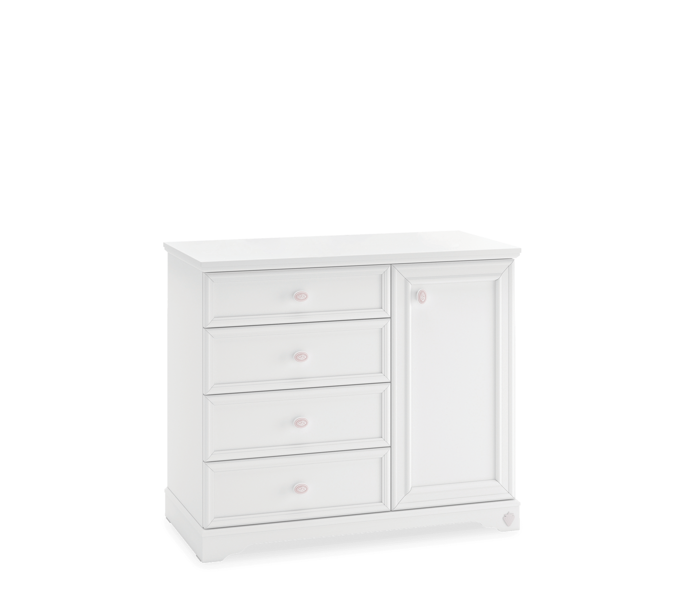 Commode Rustic White