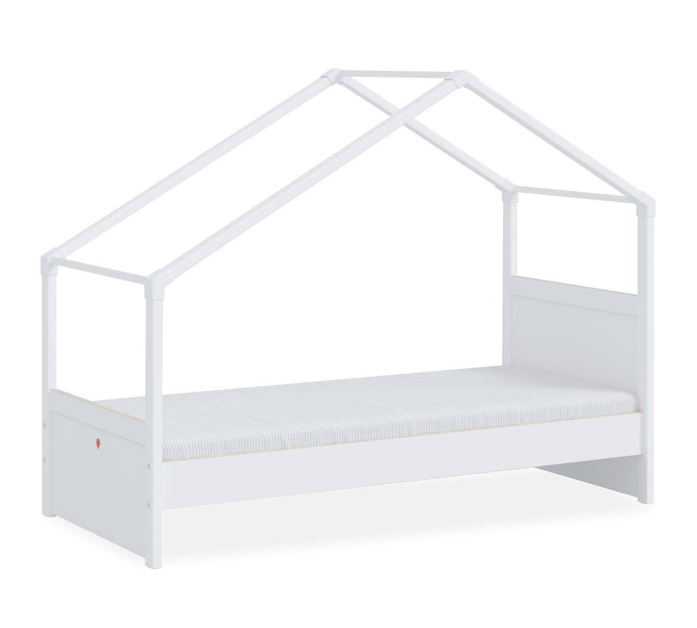 Lit Cabane avec tente Montessori White (90x200 cm)