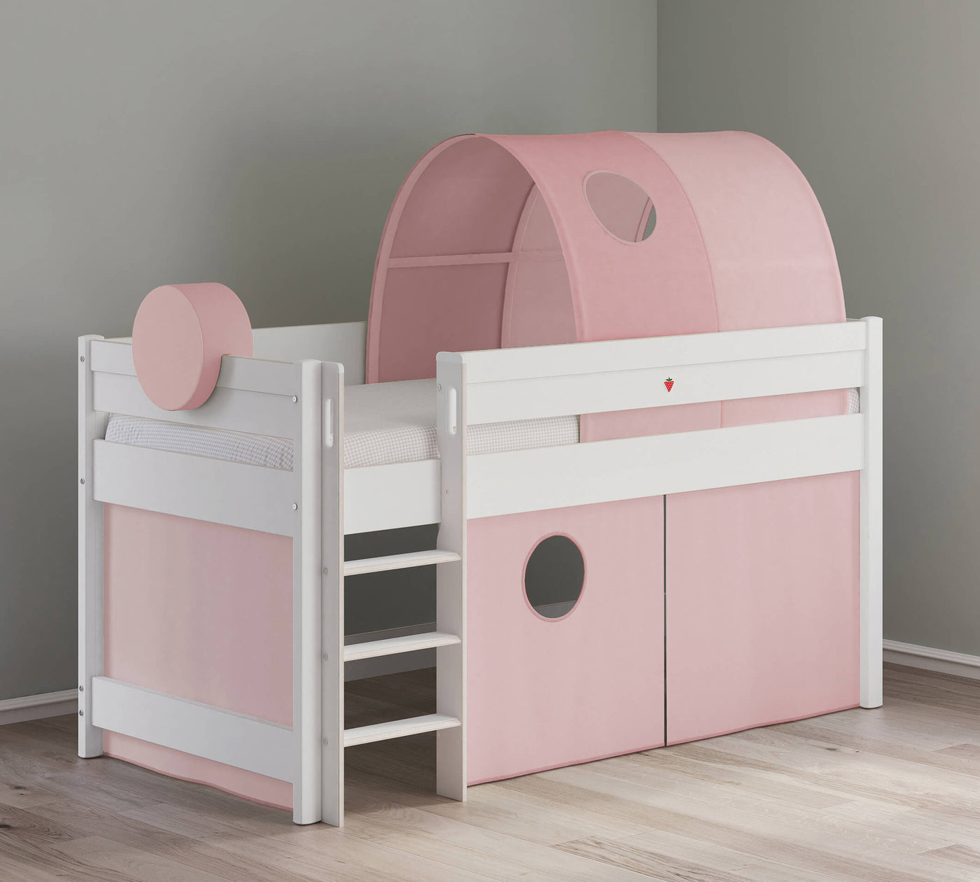 Rideaux Lit Mezzanine Montessori "Rose"