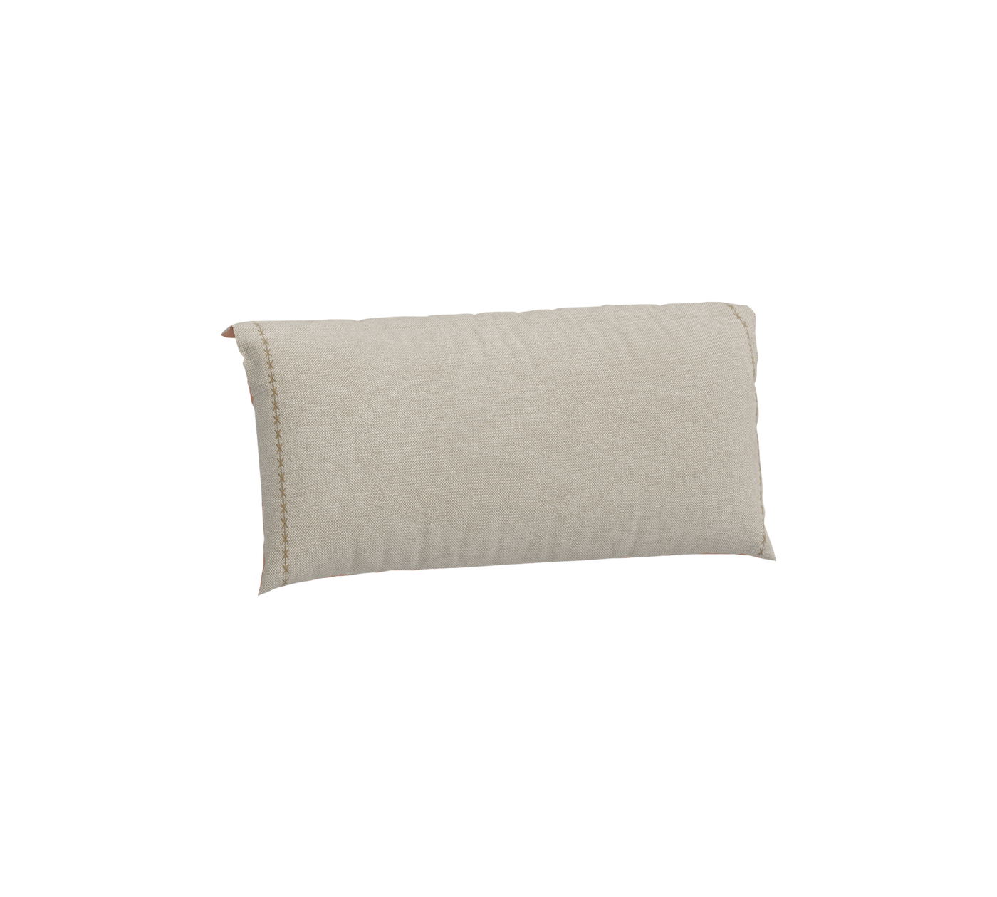 Coussin amovible tête de lit saumon-beige 100 cm